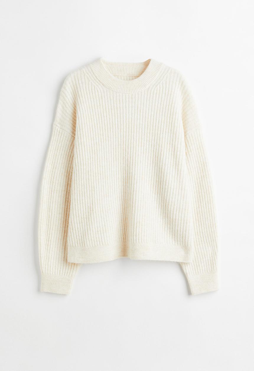 H&M - Knitted jumper - cream