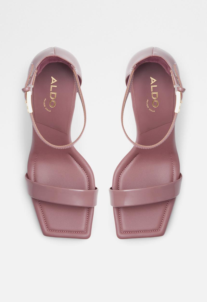 ALDO - Renza leather heel - medium pink 