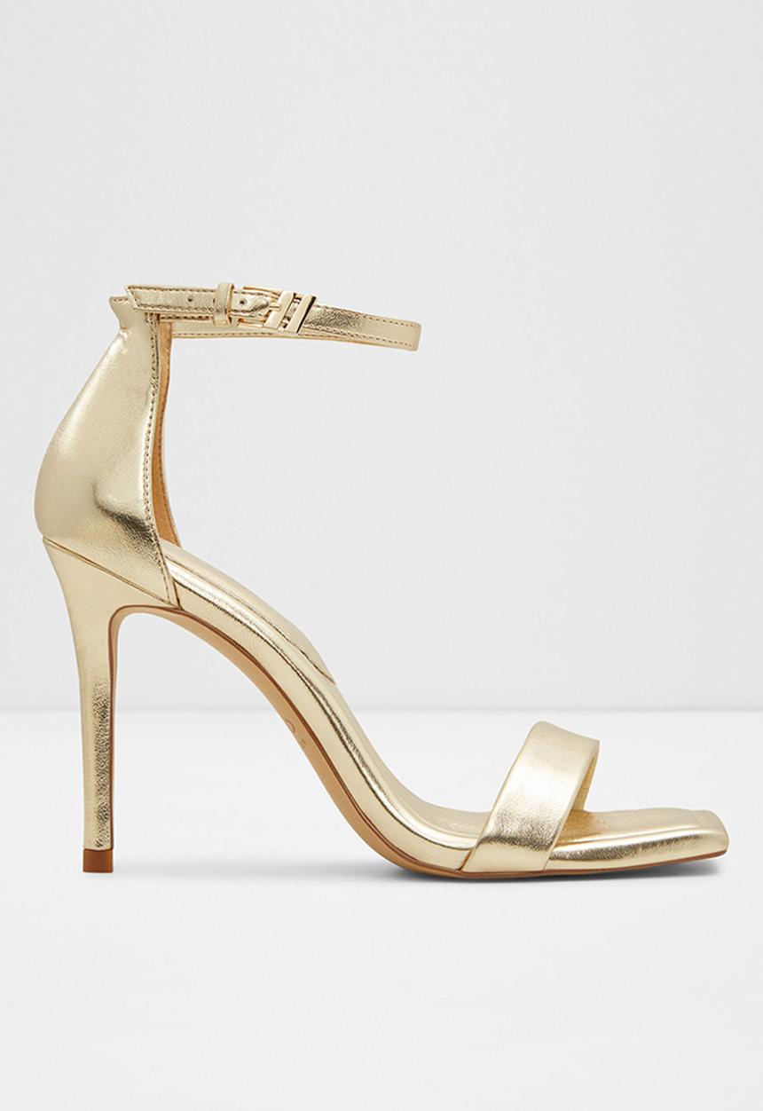 ALDO - Renza leather heel - gold 