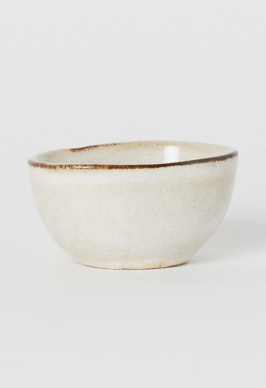 H&M - Small stoneware bowl - beige