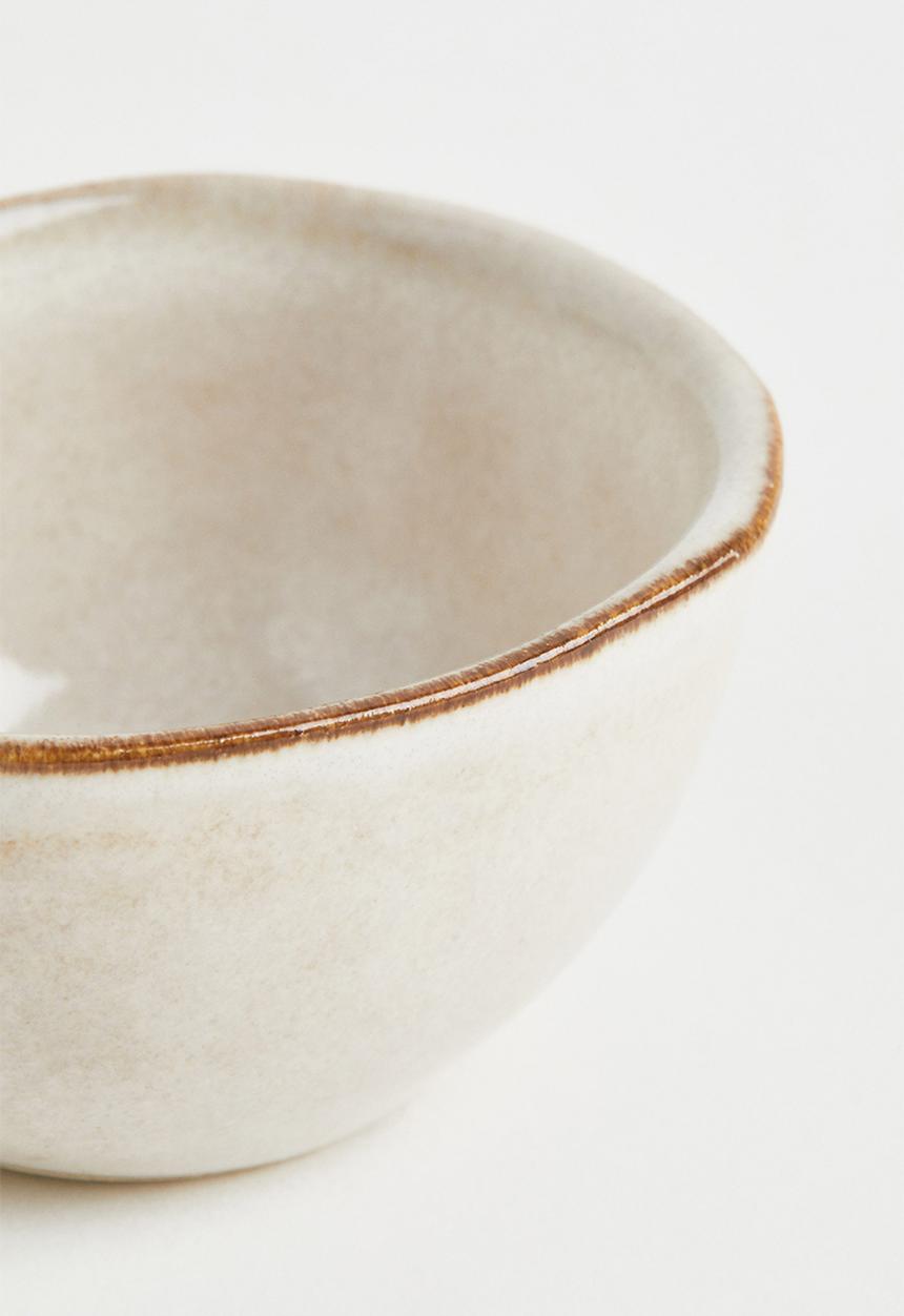 H&M - Small stoneware bowl - beige