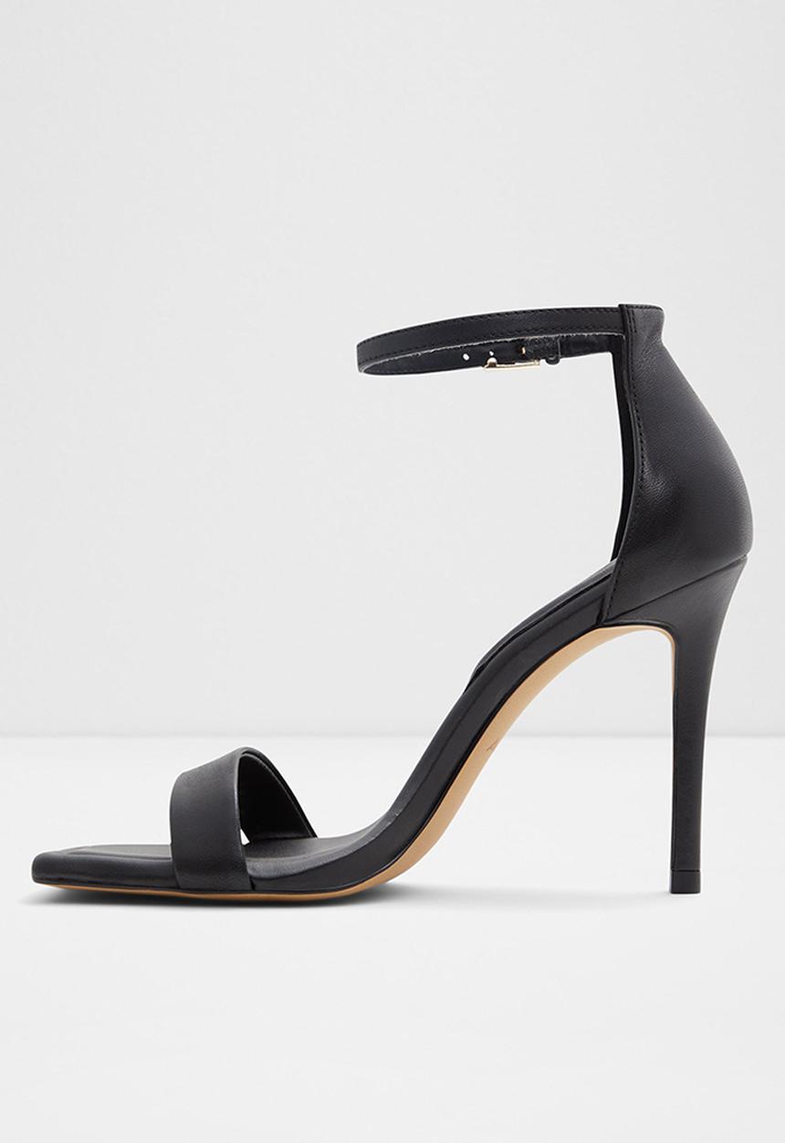 ALDO - Renza leather heel - black