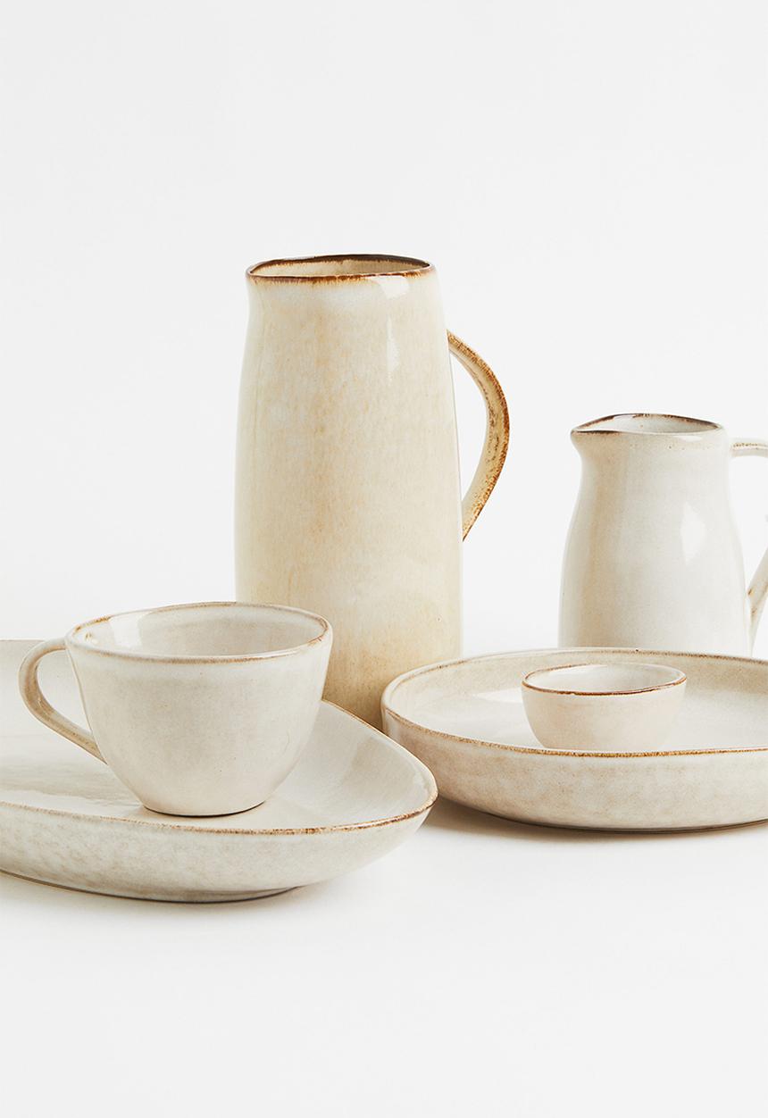H&M - Small stoneware bowl - beige