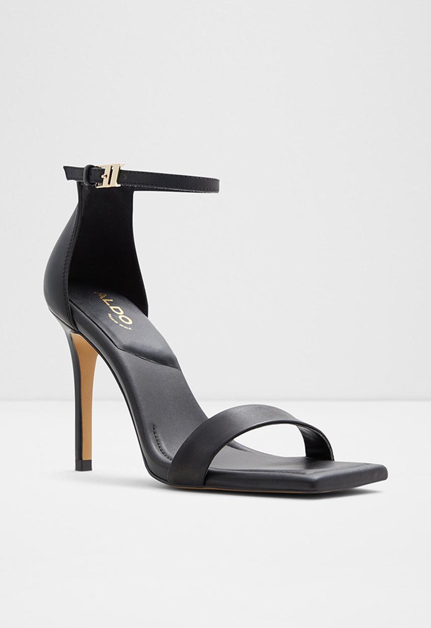 ALDO - Renza leather heel - black