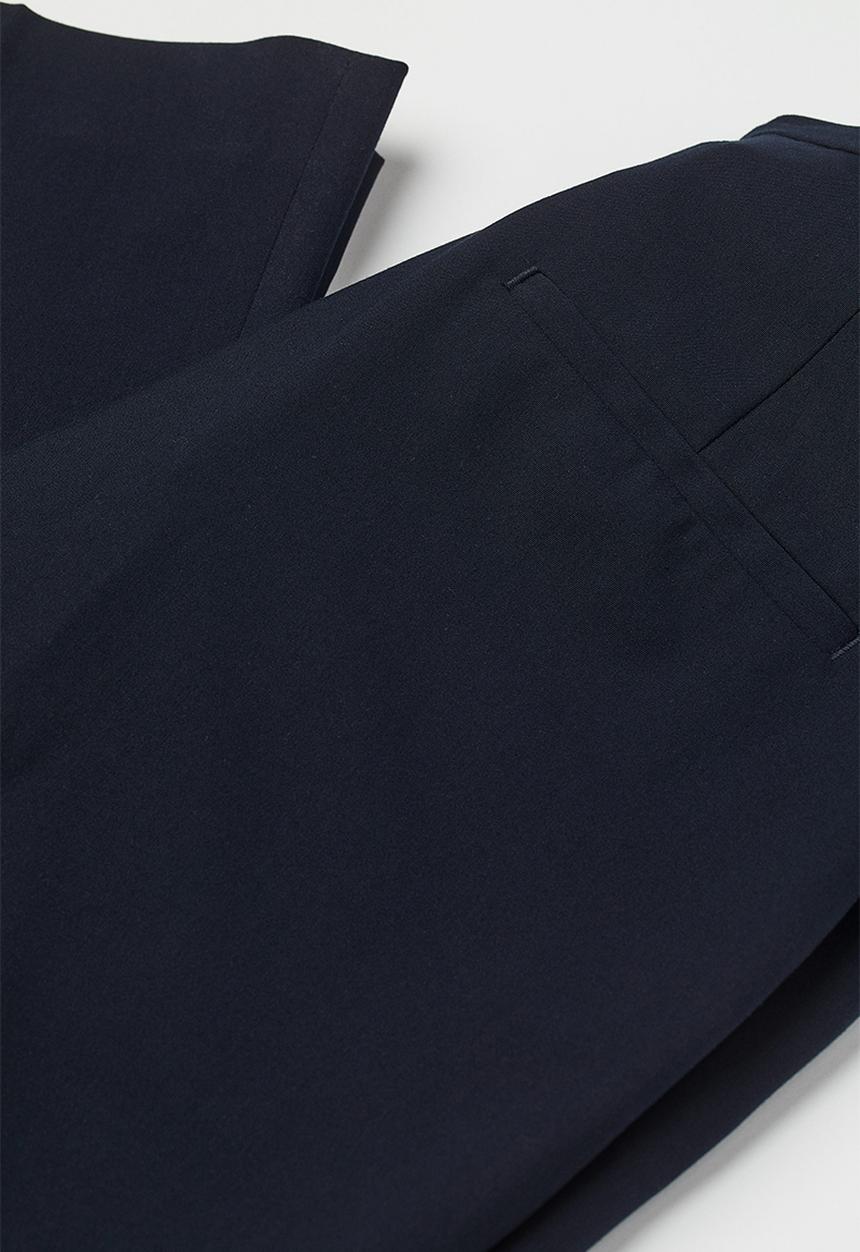Cigarette trousers - navy blue1