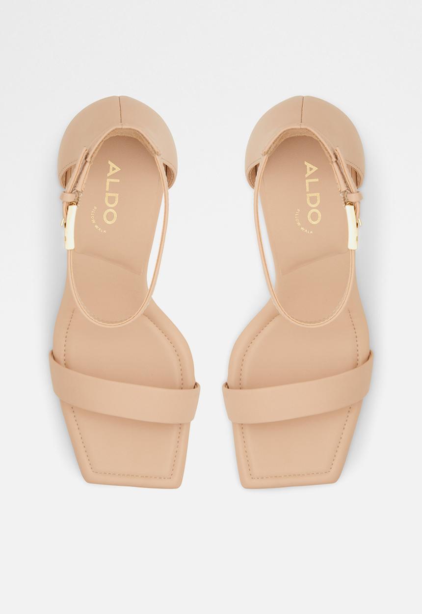 ALDO - Renza leather heel - bone