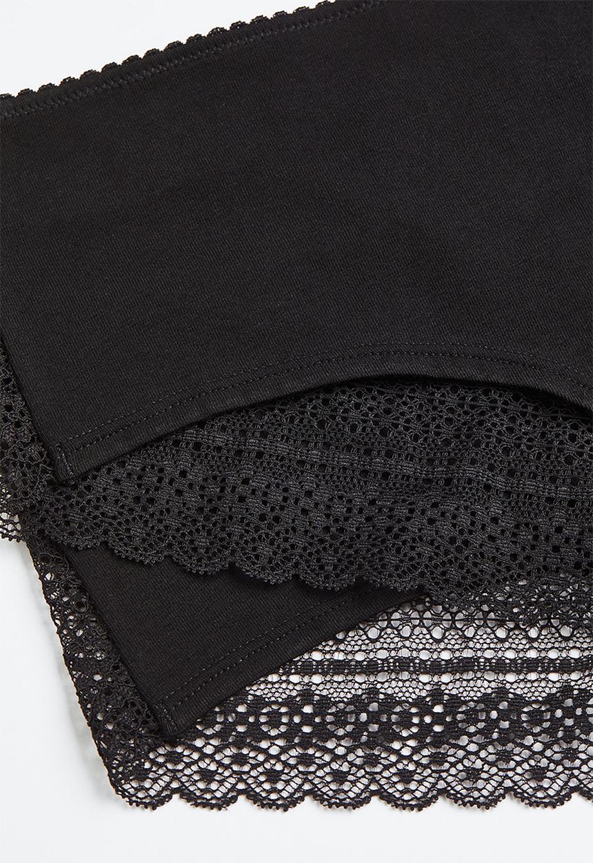 H&M - 3 Pack hipster briefs - black