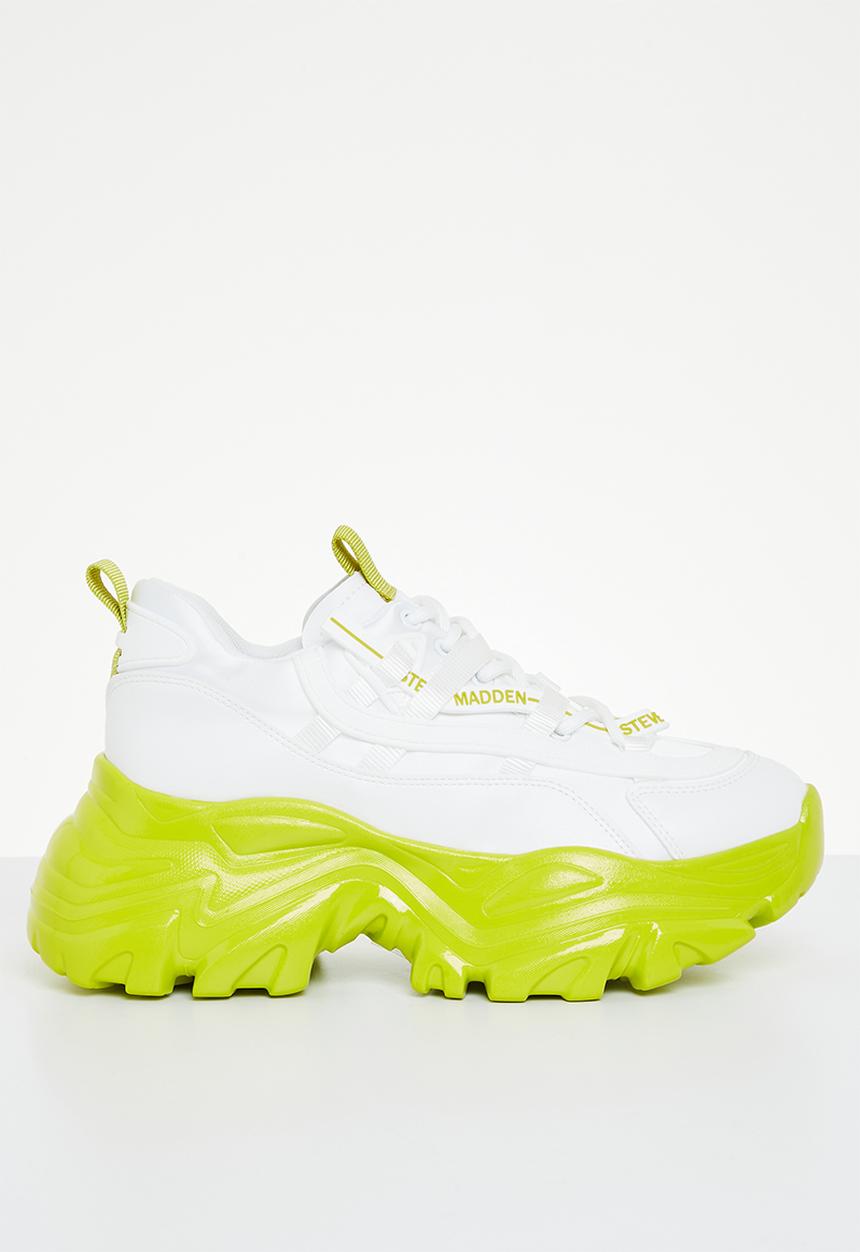 Steve Madden - Recoupe sneaker - white & lime