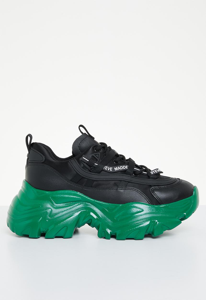 Steve Madden - Recoupe sneaker - black & green 