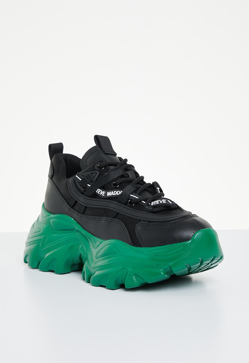 Steve Madden - Recoupe sneaker - black & green 