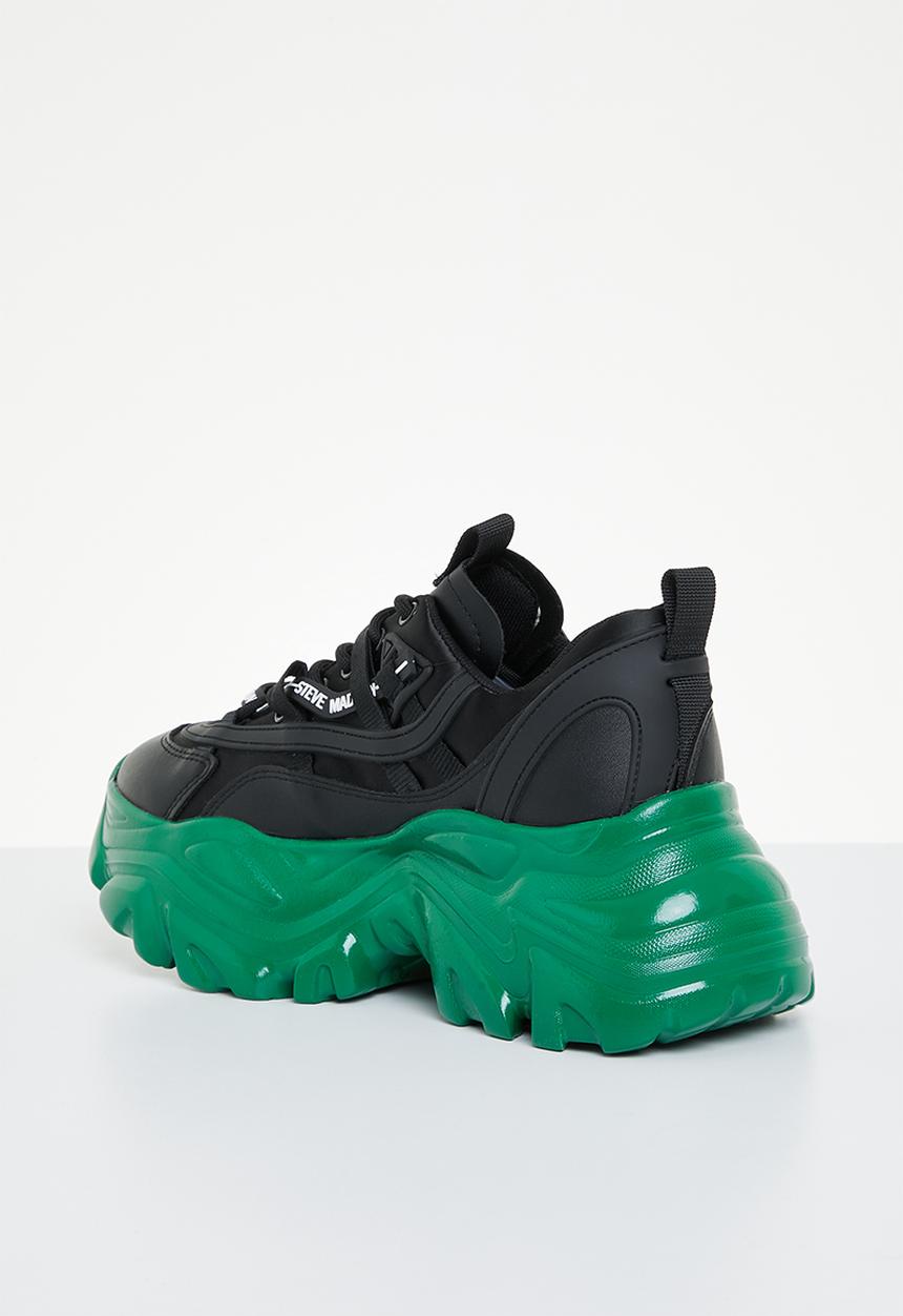 Steve Madden - Recoupe sneaker - black & green 