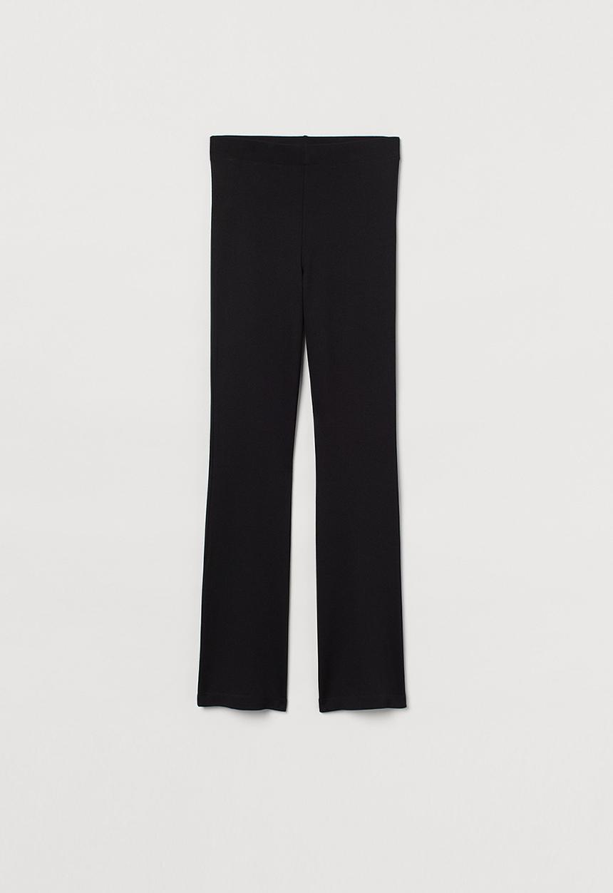 H&M - Flared leggings - black