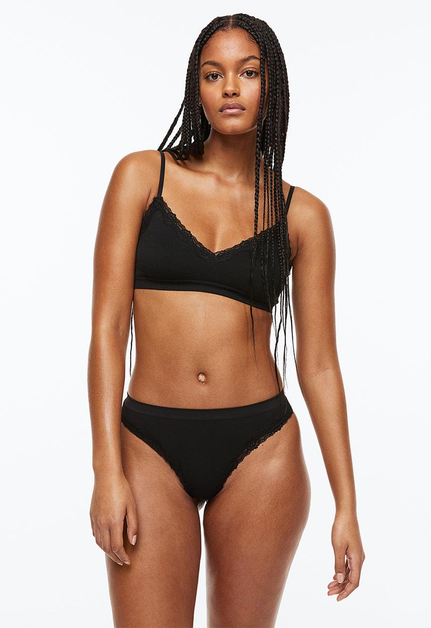 H&M - 2 Pack brazilian briefs - black