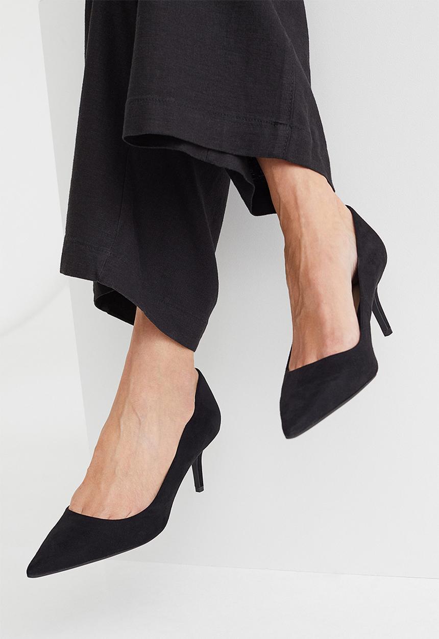 H&M - Suede court shoes - black