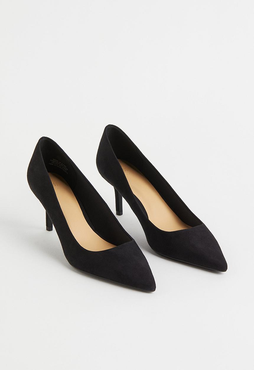H&M - Suede court shoes - black