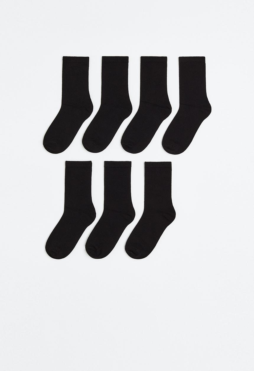 H&M - 7 Pack socks - black
