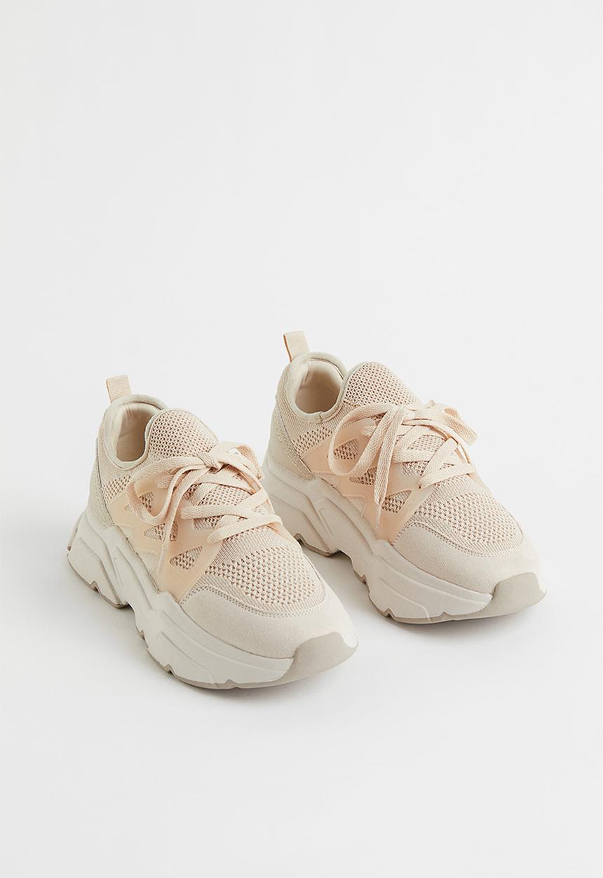 H&M - Chunky trainers - light beige