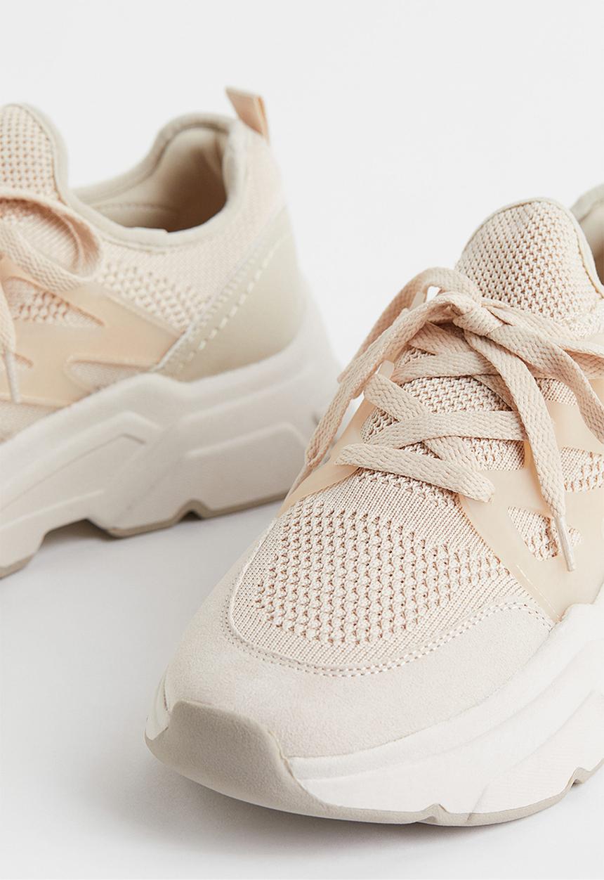 H&M - Chunky trainers - light beige