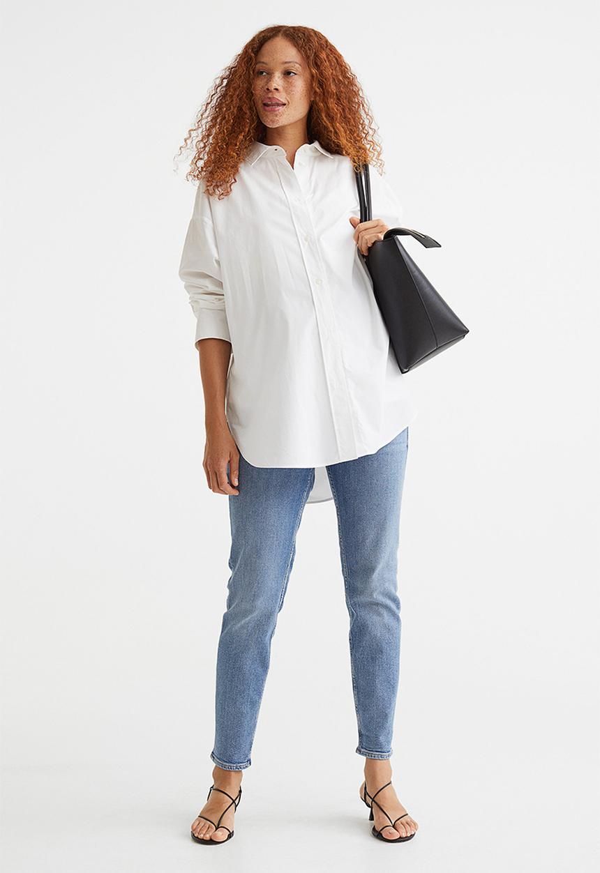 H&M - Mama skinny jeans - denim blue