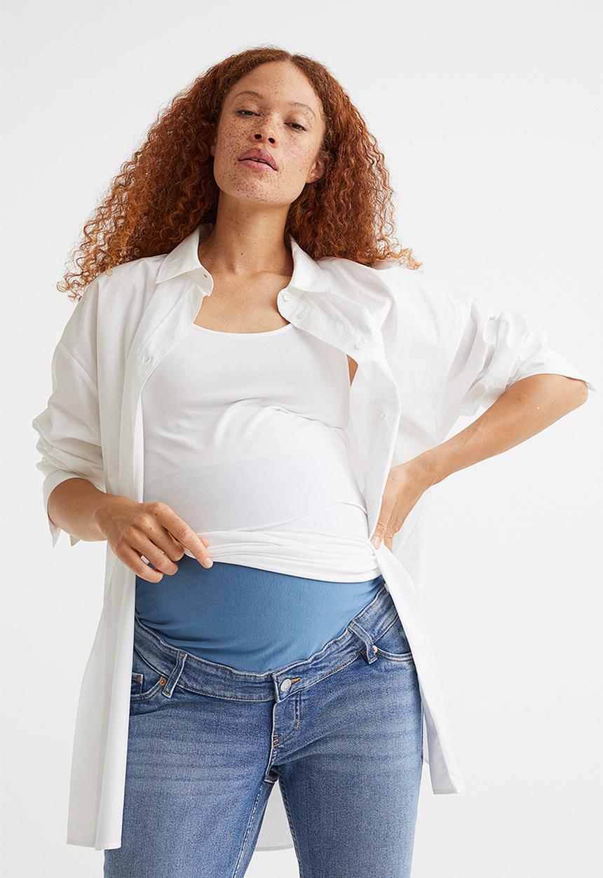 H&M - Mama skinny jeans - denim blue