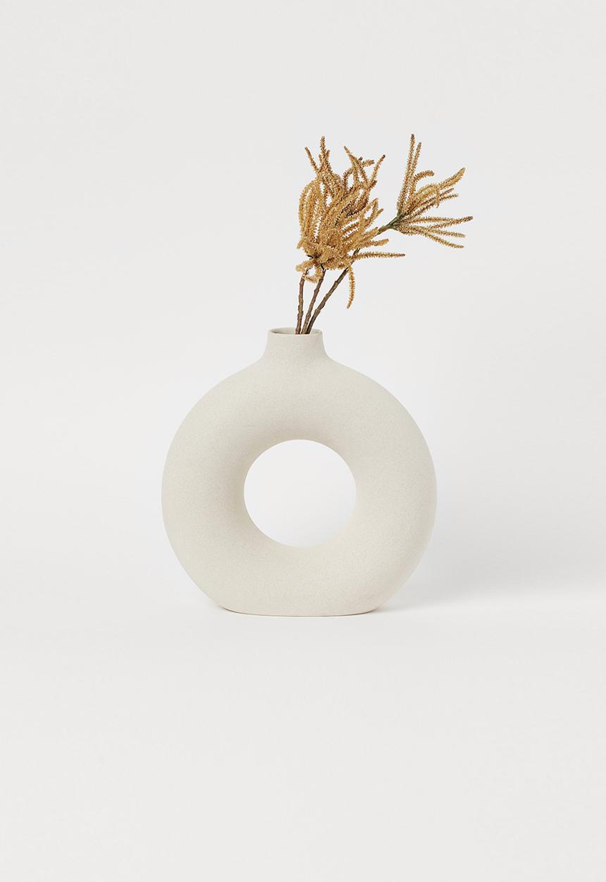H&M - Large ceramic vase - beige