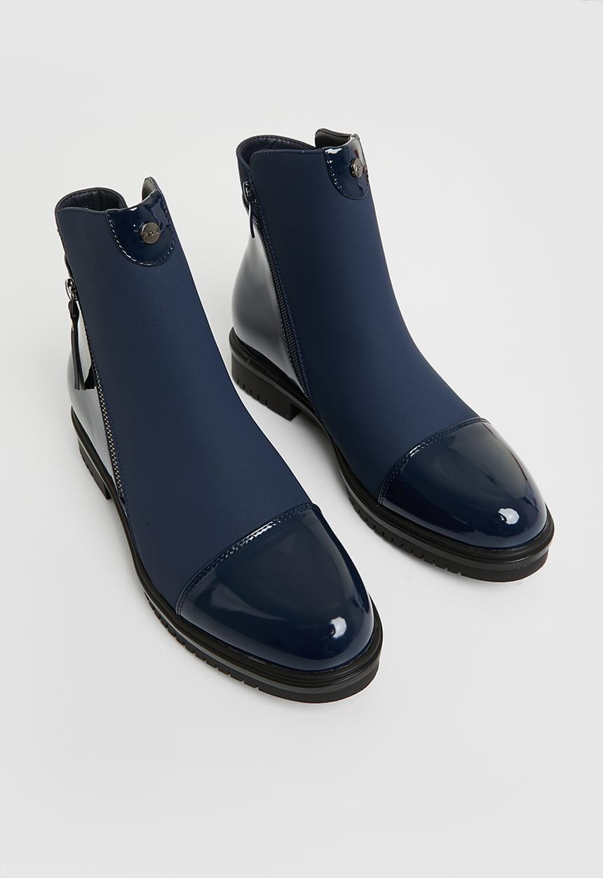 Miss Black - Radar 1 ankle boot - navy