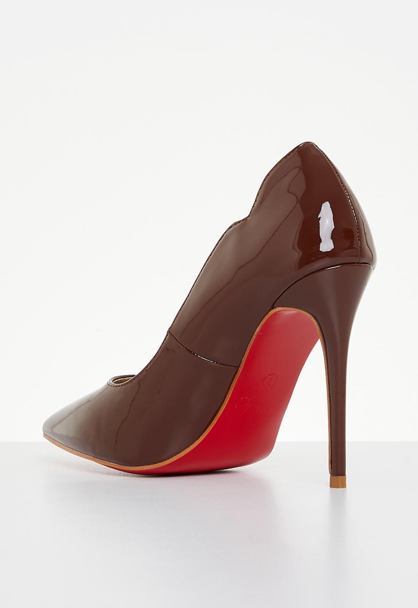 Miss Black - Lou 1 court - chocolate