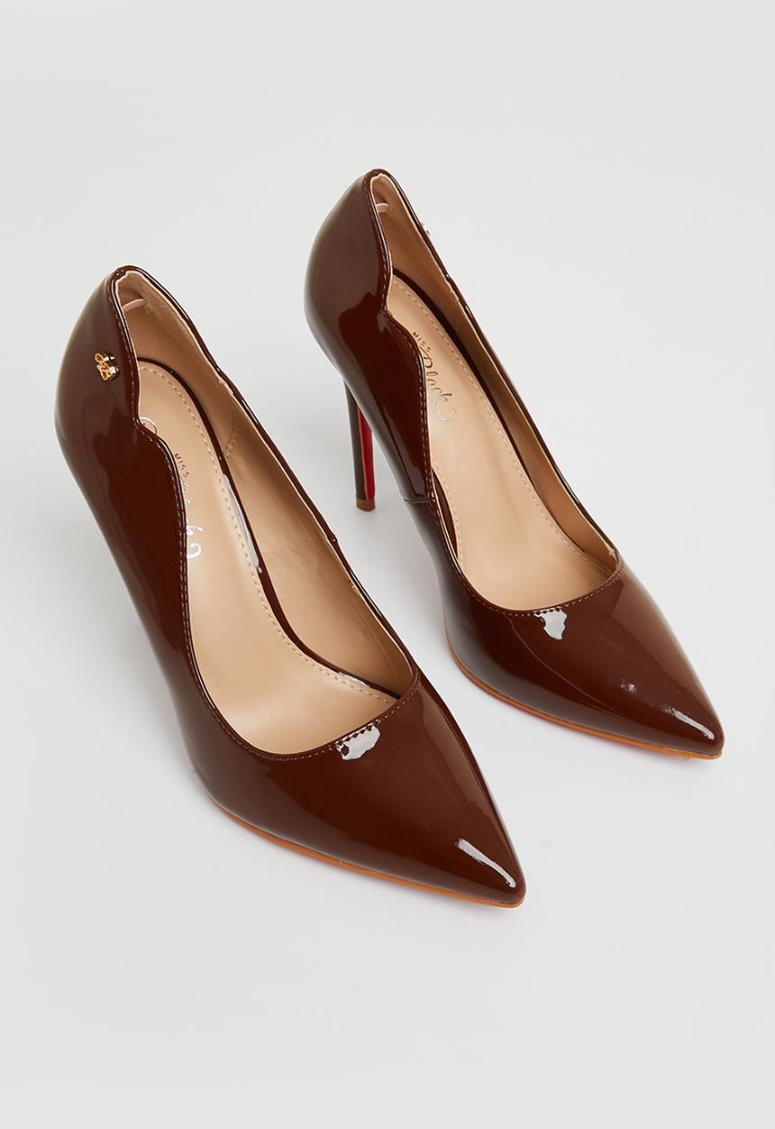 Miss Black - Lou 1 court - chocolate