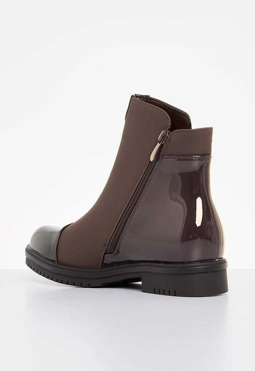 Miss Black - Radar1 ankle boot - chocolate