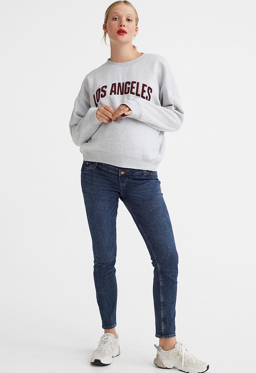 H&M - Mama skinny jeans - dark denim blue