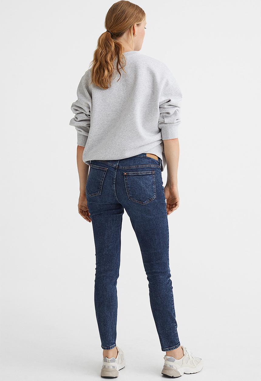 H&M - Mama skinny jeans - dark denim blue