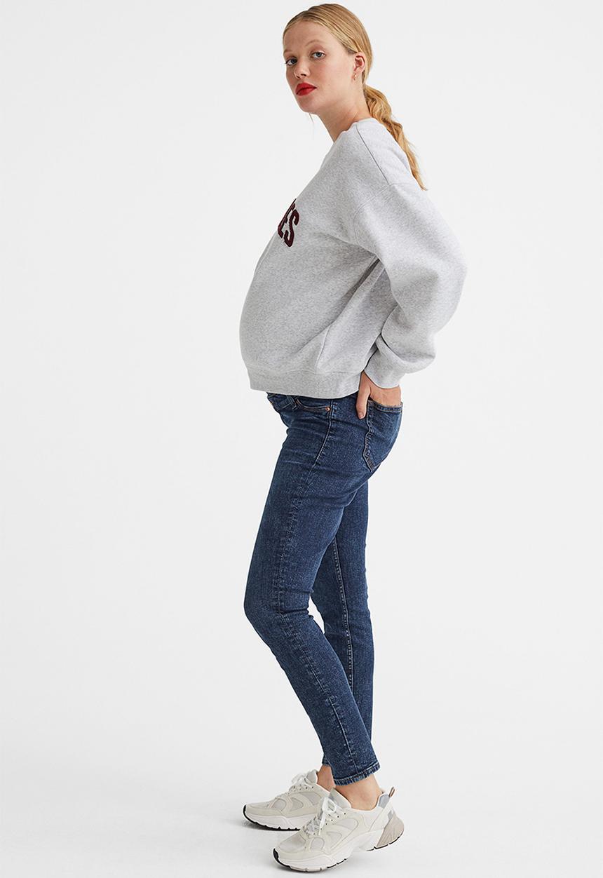 H&M - Mama skinny jeans - dark denim blue