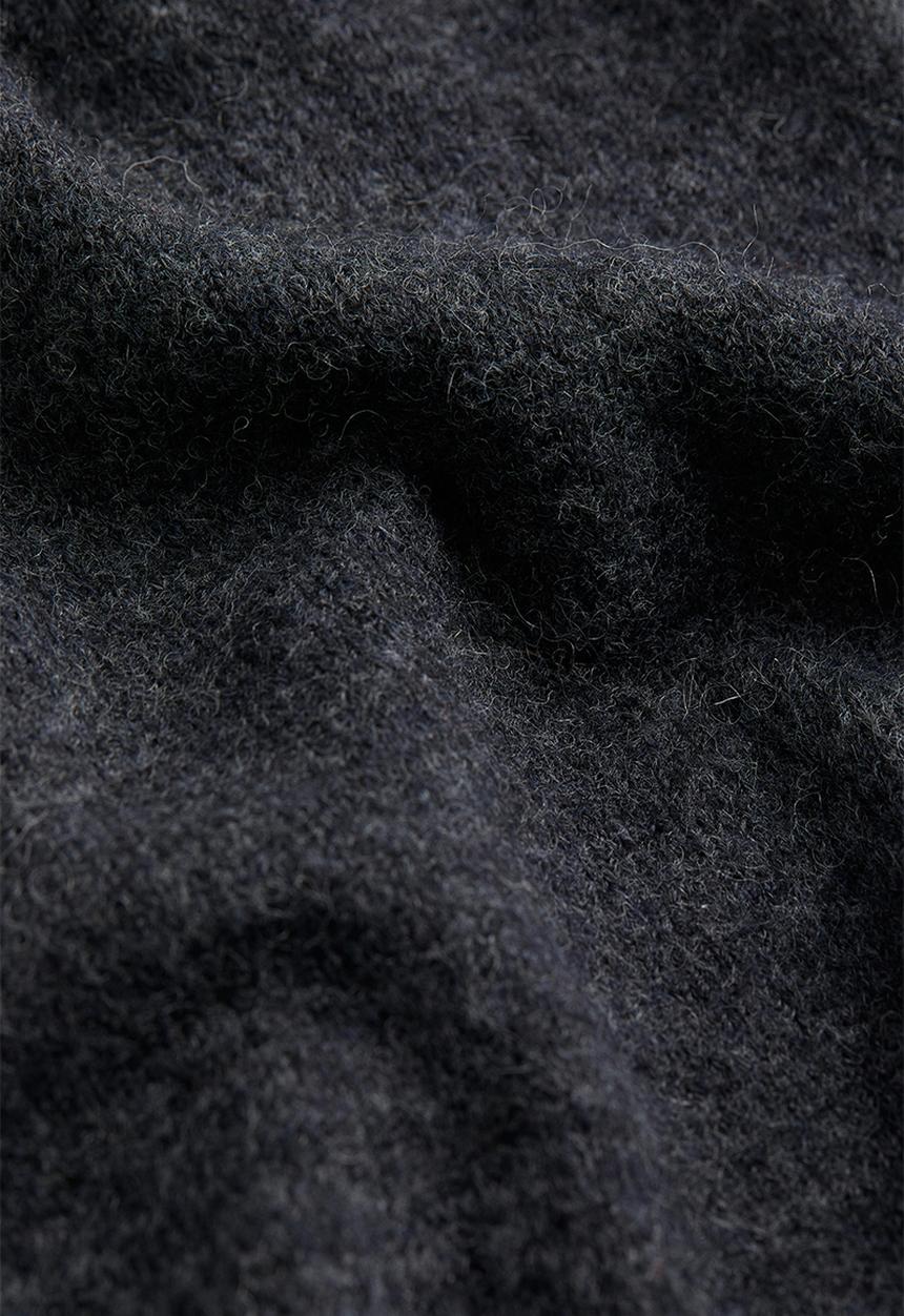 H&M - Long cardigan - dark grey marl