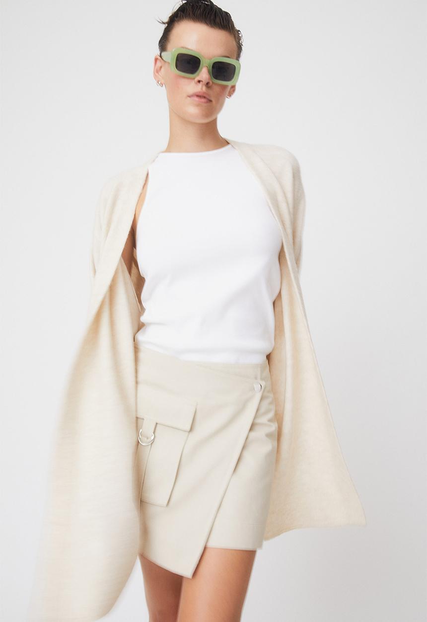 H&M - Long cardigan - light beige