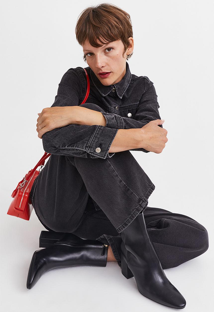 H&M - Heeled boots - black 