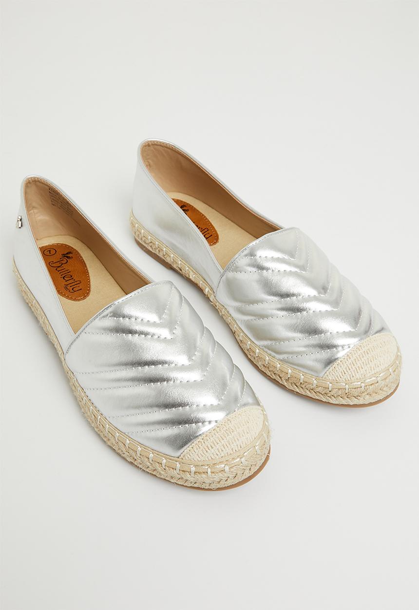 Butterfly Feet - Kendall 1 espadrille - silver