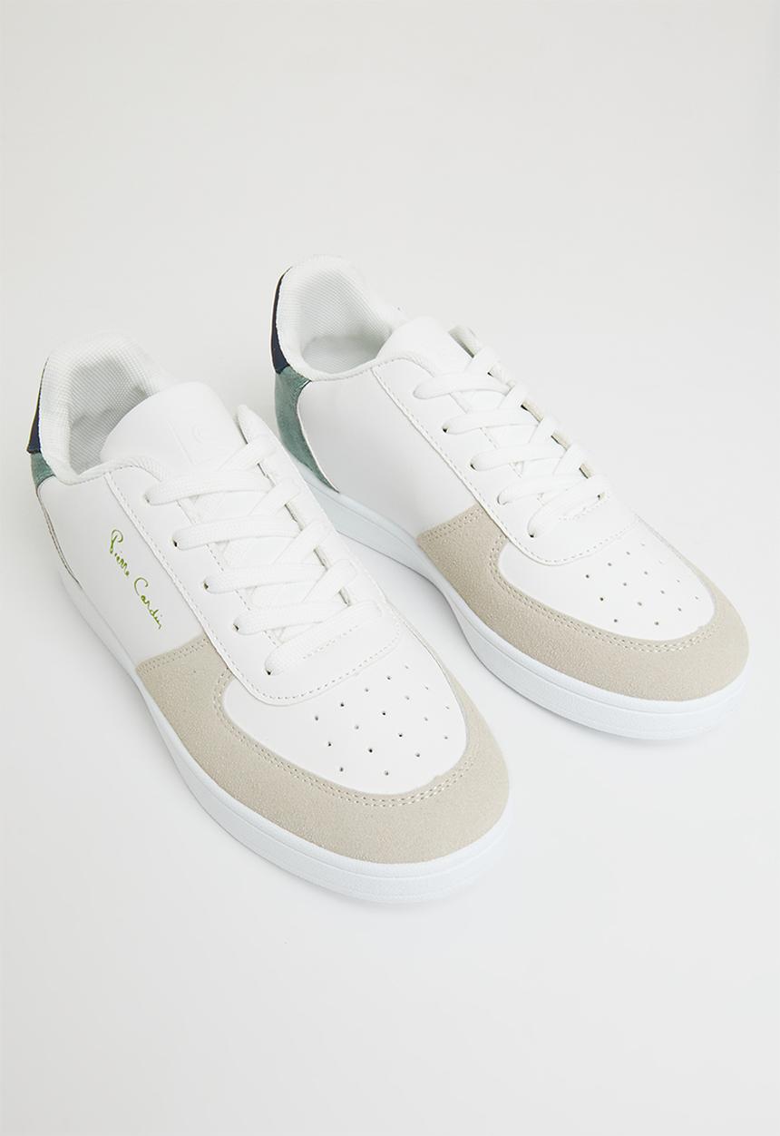 Pierre Cardin - Caron 2 sneaker - white & green