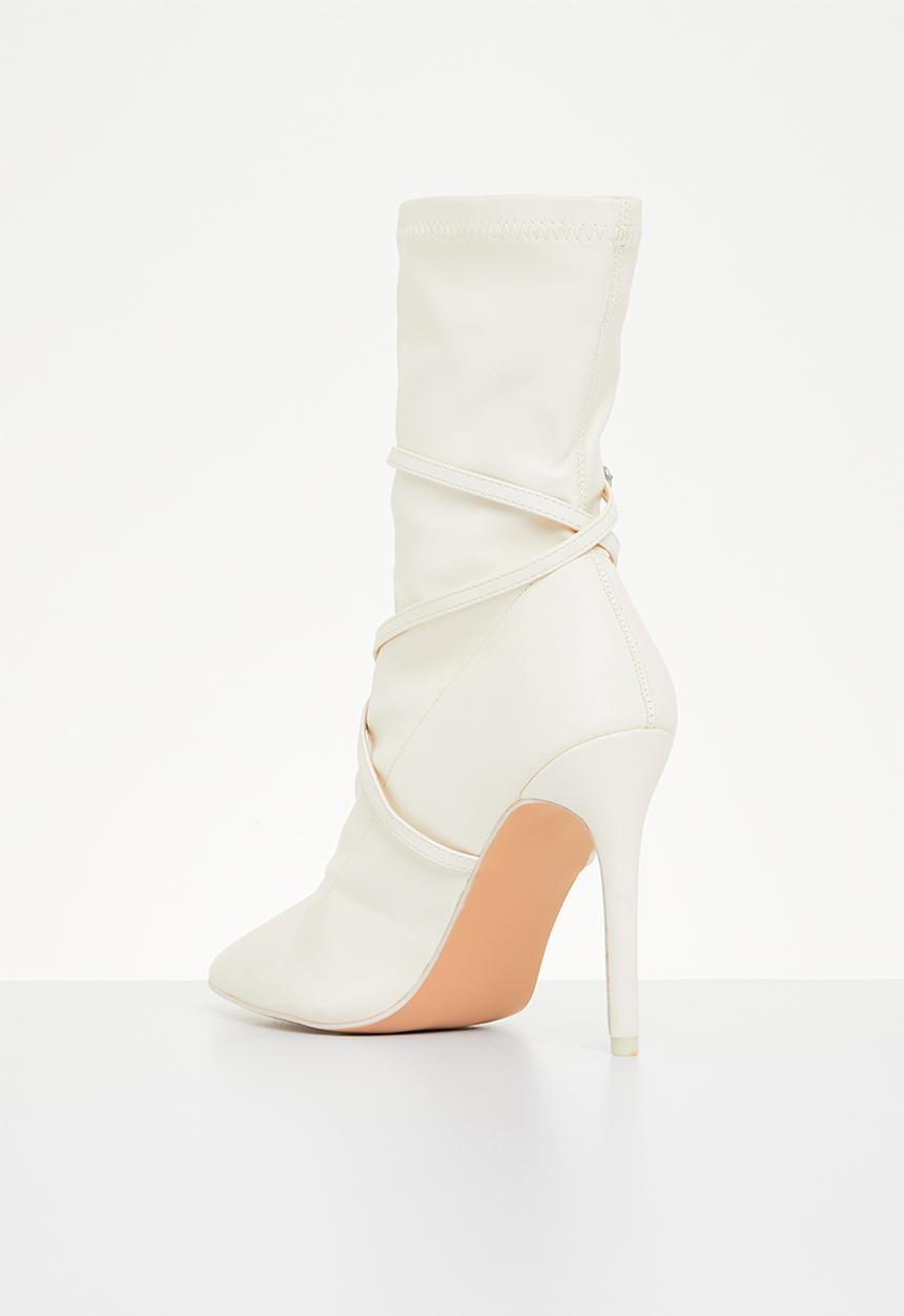 Public Desire - Candy sock boot - ecru