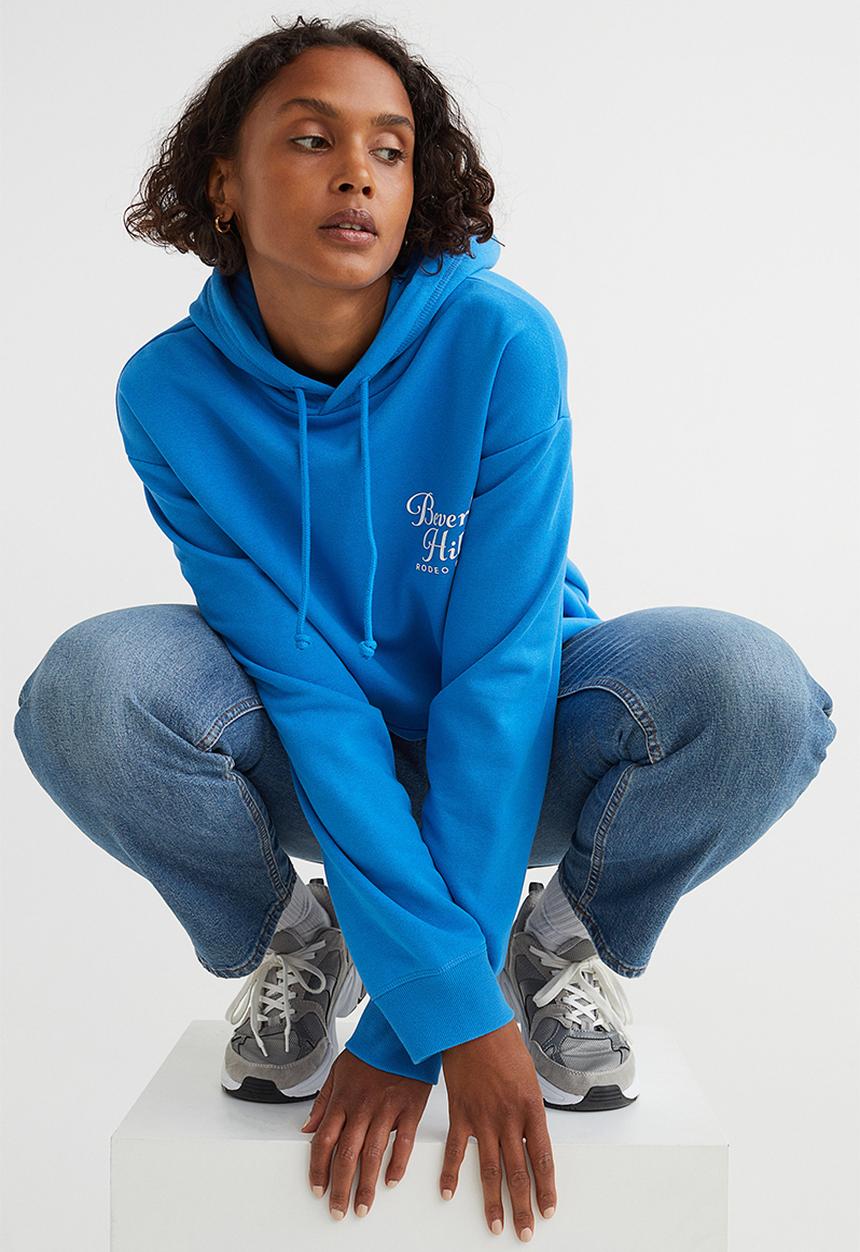 H&M - Hoodie - blue/beverly hills