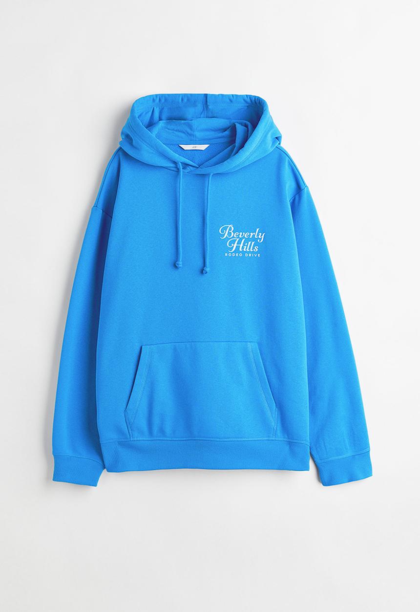 H&M - Hoodie - blue/beverly hills