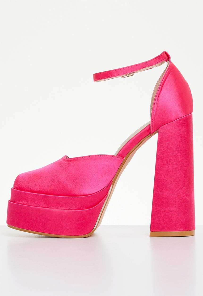 Footwork - Devine platform heel - pink