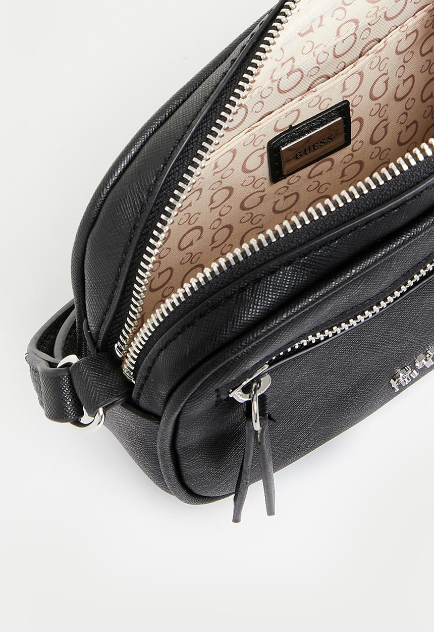 GUESS - Rowan mini top zip - black