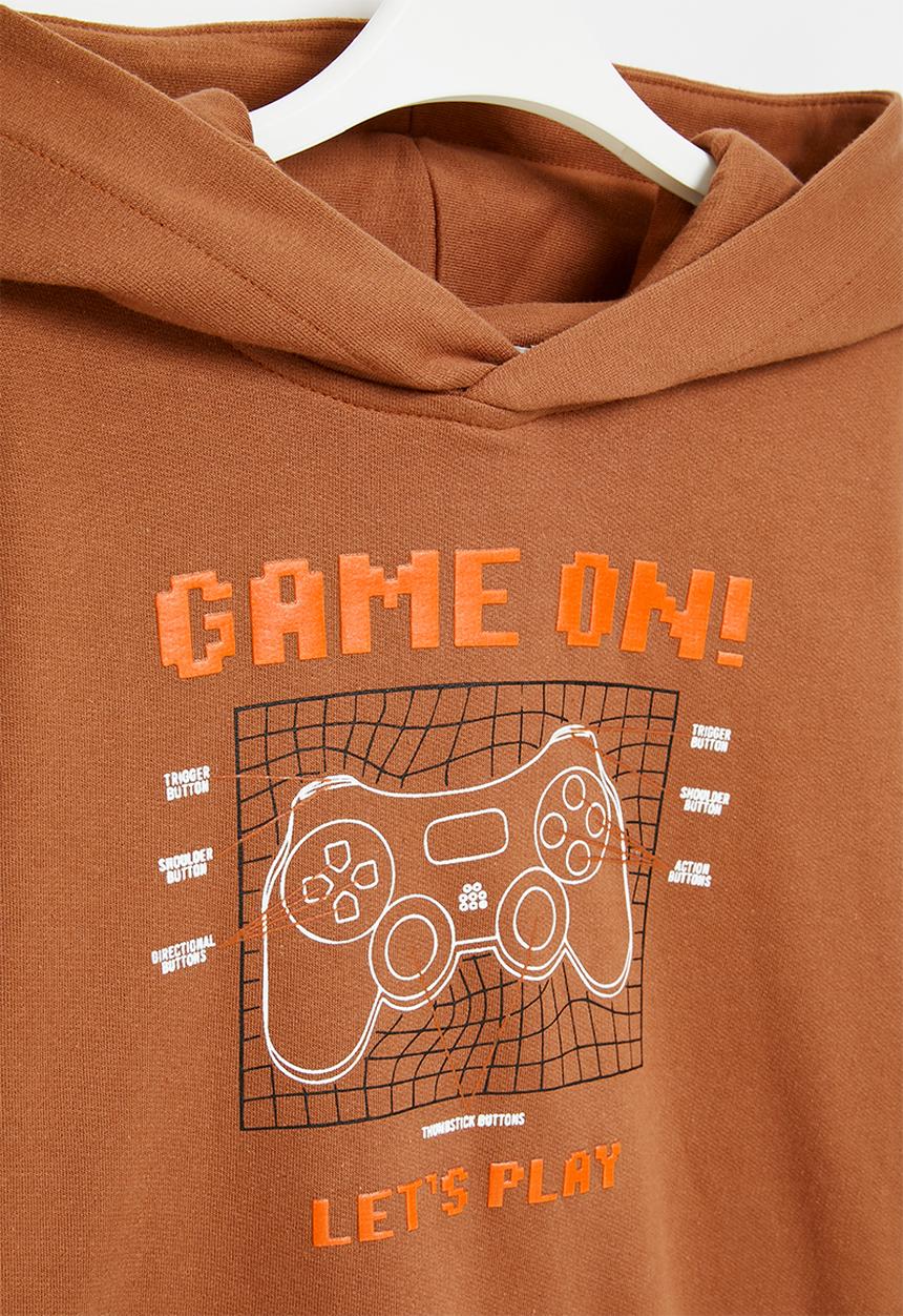 Superbalist - Older boys oversized graphic hoodie -MUSTARD  