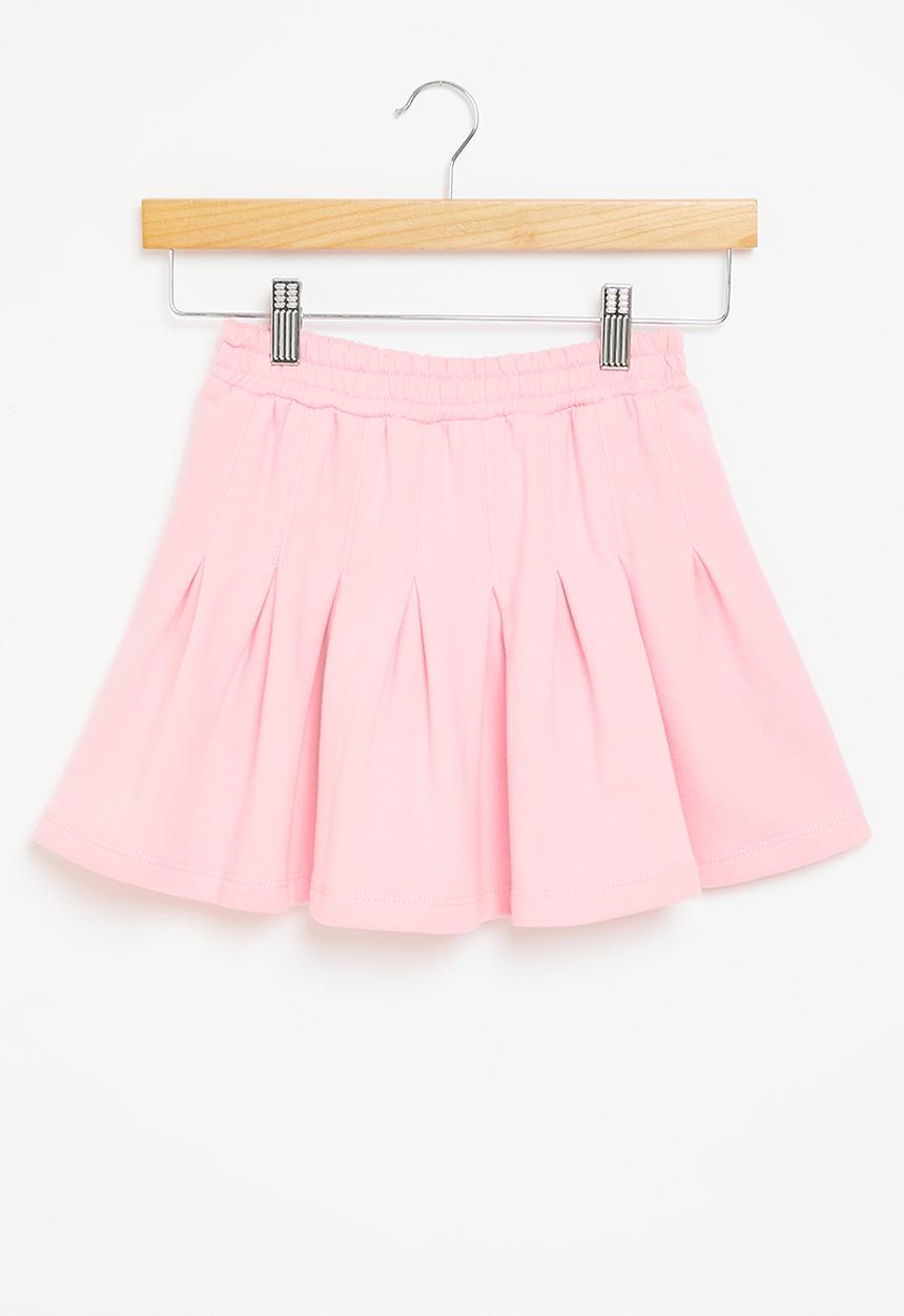 Superbalist - Cotton pleated skirt -light pink