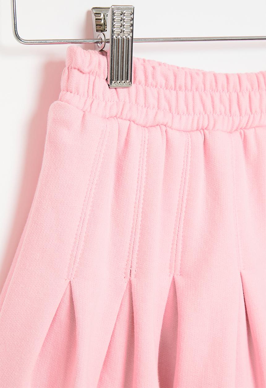 Superbalist - Cotton pleated skirt -light pink