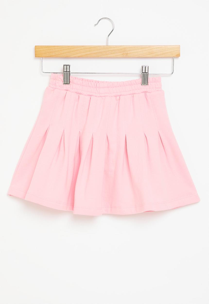 Superbalist - Cotton pleated skirt -light pink