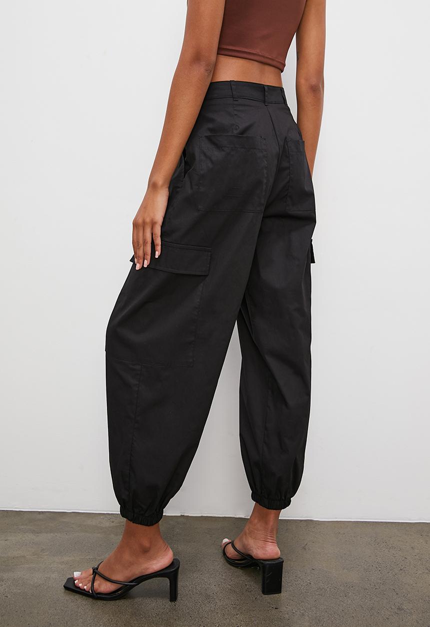 Superbalist - Barrel leg cargo - black