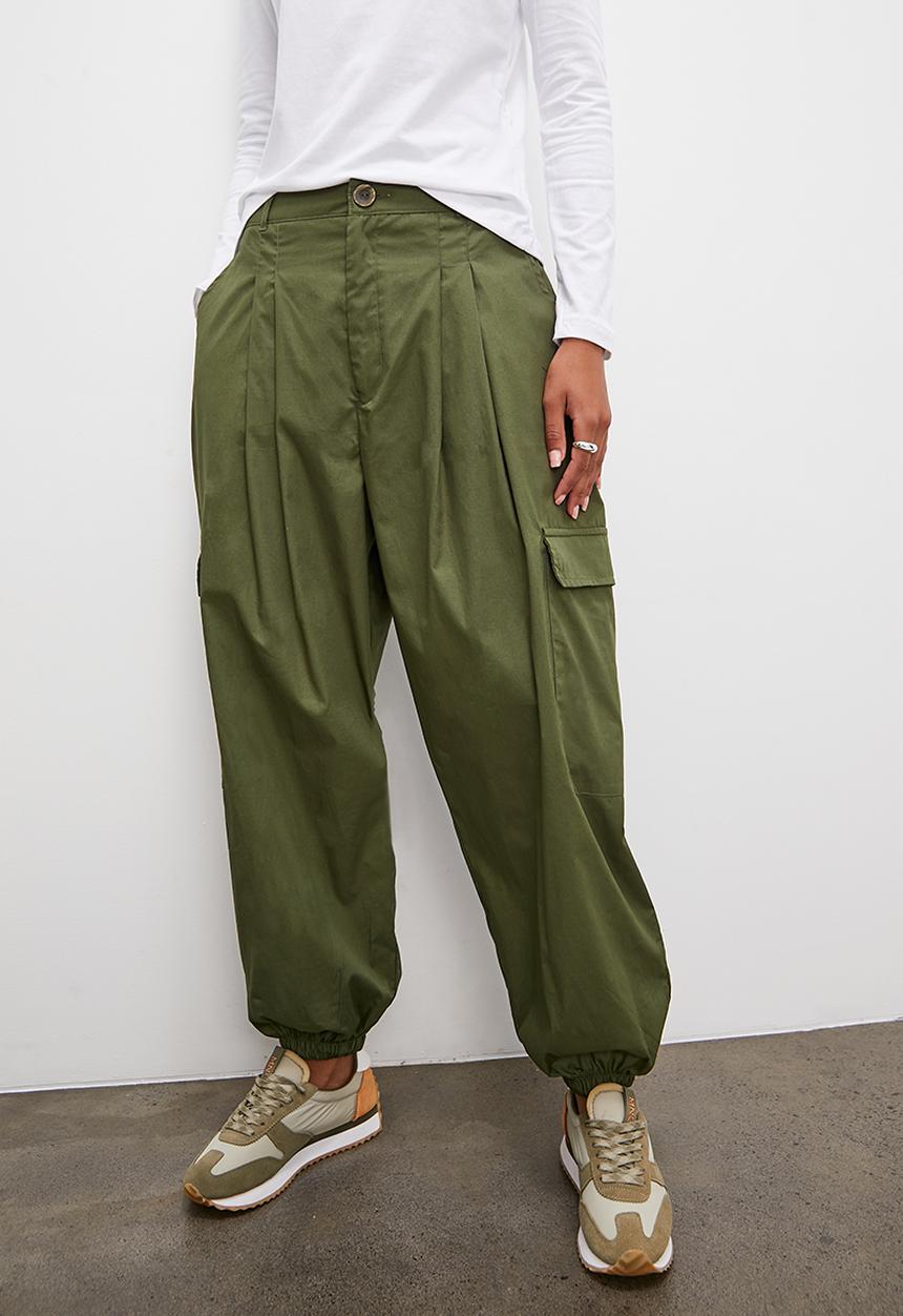 Superbalist - Barrel leg cargo - new olive