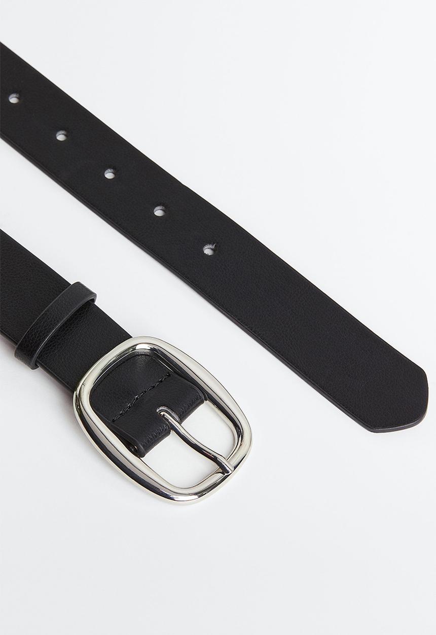 H&M - Belt - black/silver-coloured