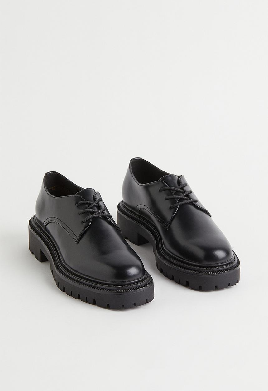 H&M - Chunky derby shoes - black